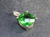 Helenite Gaia Stone Gem Sterling Silver Pendant From Washington - 2.5 Carats