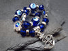 Evil Eye Genuine Bracelet ~ 7 Inches ~ Mixed Beads