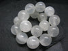White Calcite Genuine Bracelet ~ 7 Inches ~ 12mm Round Beads