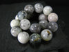 Merlinite Moss Agate Genuine Bracelet ~ 7 Inches ~ 10mm Round Beads