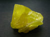 Large Yellow Sulphur Sulfur Crystal Italy - 1.8"