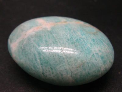 Rich Green Amazonite Tumbled Stone From Madagascar - 2.0"