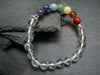 7 Chakra & Quartz Genuine Bracelet ~ 7 Inches ~ 8mm Round Beads