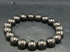 Shungite Bracelet with 10mm Round Beads From Russia - 7"