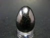 Black Shungite Egg From Russia - 1.0"