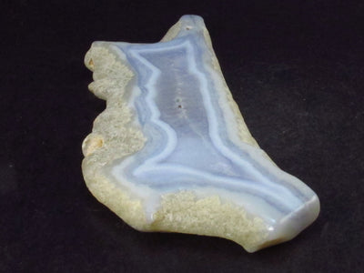Rare Blue Lace Holly Chalcedony Agate Slab From Malawi - 4.5" - 55 Grams