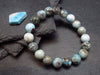 Larimar Genuine Bracelet ~ 7 Inches ~ 10mm Round Beads