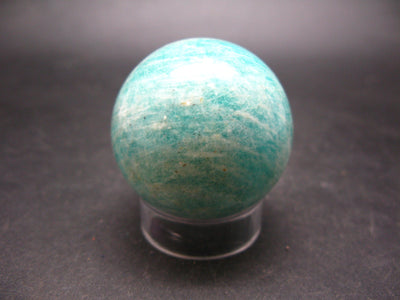 Rich Green Amazonite Sphere Ball From Madagascar - 1.7"