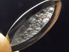 Rare Saffordite Cintamani Stone Pseudotektite Silver Earrings from Arizona USA - 1.3" - 3.42 Grams