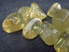 Lot of 10 Gold Apatite Tumbled Stones from Mexico
