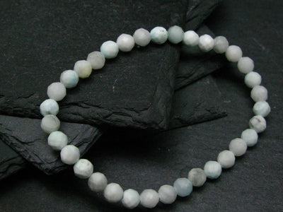 Hemimorphite Genuine Bracelet ~ 7 Inches ~ 5mm Facetted Beads