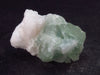 Gem Green Herderite Crystal With Albite From Pakistan - 1.2" - 11.1 Grams