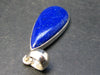 Lapis Lazuli Silver Pendant From Afghanistan - 1.8" - 6.7 Grams