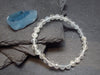 Blue Topaz Genuine Bracelet ~ 7 Inches ~ 6mm Facetted Beads