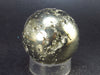 Pyrite Crystallized Sphere From Peru - 1.7" - 172 Grams