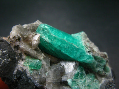 Emerald Beryl Crystal On Matrix From Colombia - 2.8"