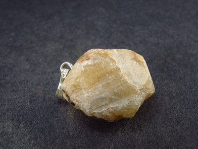Scheelite Crystal Silver Pendant From China - 1.0" 8.08 Grams