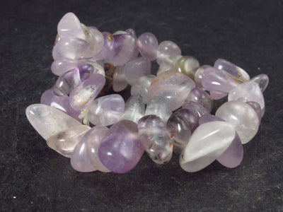 Auralite 23 Amethyst Bracelet From Canada - 7" - Tumbled Beads