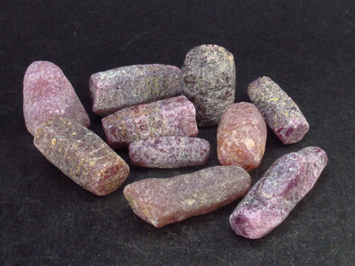Lot of 10 Ruby Crystals from Winza Tanzania - 63.2 Grams