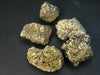 Lot of 5 Natural Rough Pyrite from Mexico