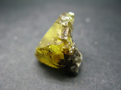 Large Yellow Sulphur Sulfur Crystal Italy - 1.2"