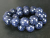 Genuine Blue Sapphire Bracelet - 7" - 8mm Round Beads