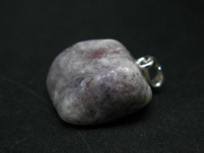 Pink Petalite Silver Pendant from Canada - 1.1"