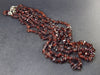 Love and Passion!! Lot of 3 Natural Red Garnet Tumbled Bead Necklaces - 18" Each