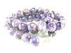 Charoite AAA Quality Necklace Round Beads From Russia - 19"