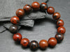 Mahogany Obsidian Genuine Bracelet ~ 7 Inches ~ 12mm Round Beads