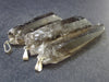 Lot of 3 Natural Large Terminated Smoky Quartz Crystal Pendants from Brazil