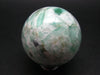 Russian Treasure from the Earth!! Pastel Emerald-Green Noble Talc & Hematite Sphere from Russia - 116 Gram - 1.8"