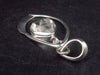 Fine Natural Herkimer Diamond Silver Pendant From New York - 1.9" - 5.6 Grams