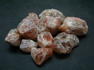 Lot of 10 Sunstone Raw Crystals From Tanzania - 262.0 Carats