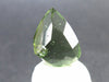 Moldavite Tektite Gem Cut Facetted Stone from Czech Republic - 14.95 Carats - 21x15mm