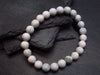 Howlite Genuine Bracelet ~ 7 Inches ~ 8mm Matte Round Beads