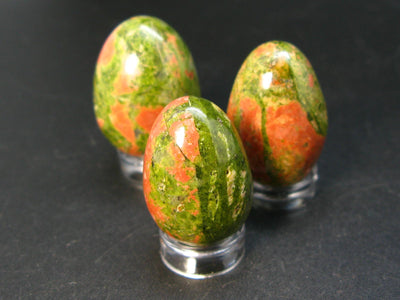 Lot of 3 Natural Unakite Egg from USA