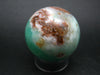Natural Apple Green Chrysoprase Sphere Ball From Kazakhstan - 108 Grams - 1.9"