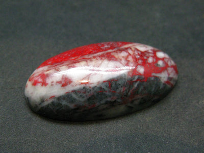 Cinnabar Cabochon from Russia - 9.32 Grams - 36x18mm