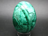 Amazing Large Rich Vivid Vibrant Green Malachite Egg From Congo - 2.8"