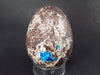 Cavansite in Stilbite Egg From India - 2.4"