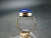 Lapis Lazuli Silver Ring From Afghanistan - 6.7 Grams - Size 9