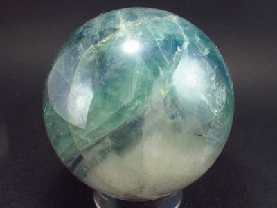 Gem Purple + Green Fluorite Sphere from China - 2.5 "