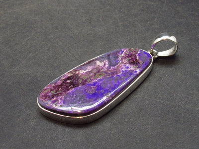 Sugilite Silver Pendant From South Africa - 2.0"