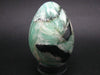 Russian Treasure from the Earth!! Pastel Emerald-Green Noble Talc Egg from Russia - 194 Gram - 2.6"