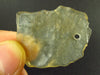Gem Libyan Desert Glass Tektite Free Form Pendant From Libya - 1.4" - 6.9 Grams