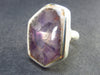 Siberian Amethyst!! Natural Rich Purple Color Amethyst Sterling Silver Ring - 15.7 Grams - Size Adjustable