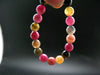 Watermelon Bicolor Tourmaline Genuine Bracelet ~ 7 Inches ~ 10mm Round Beads
