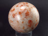 Sunstone Sphere Ball From India - 2.2"