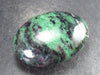Ruby In Zoisite Tumbled Stone From Tanzania - 1.9" - 65.5 Grams